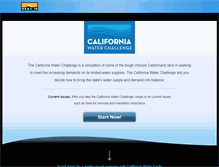 Tablet Screenshot of cawaterchallenge.org